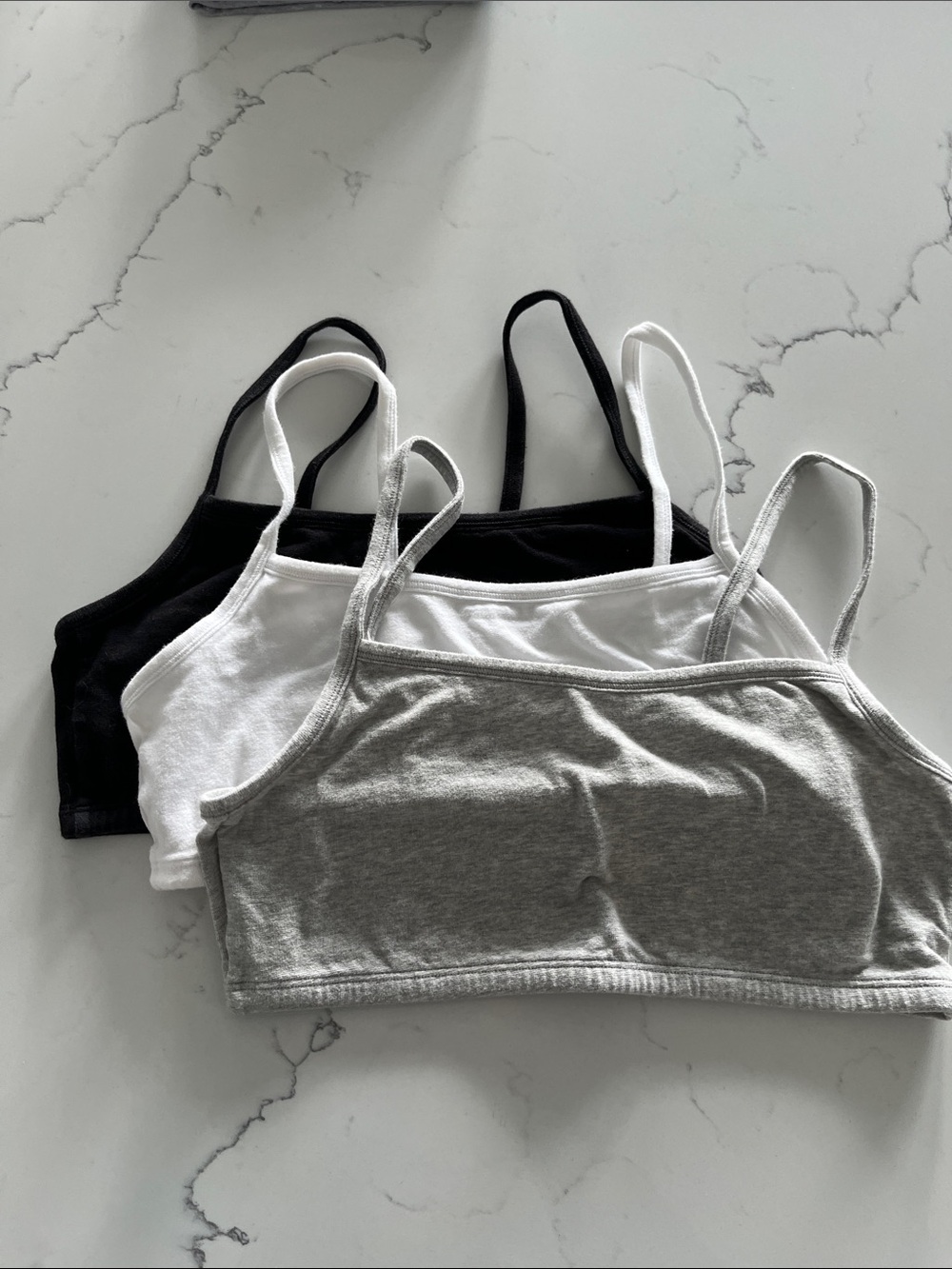 Fruit of the Loom Cotton Bralette Set of Three